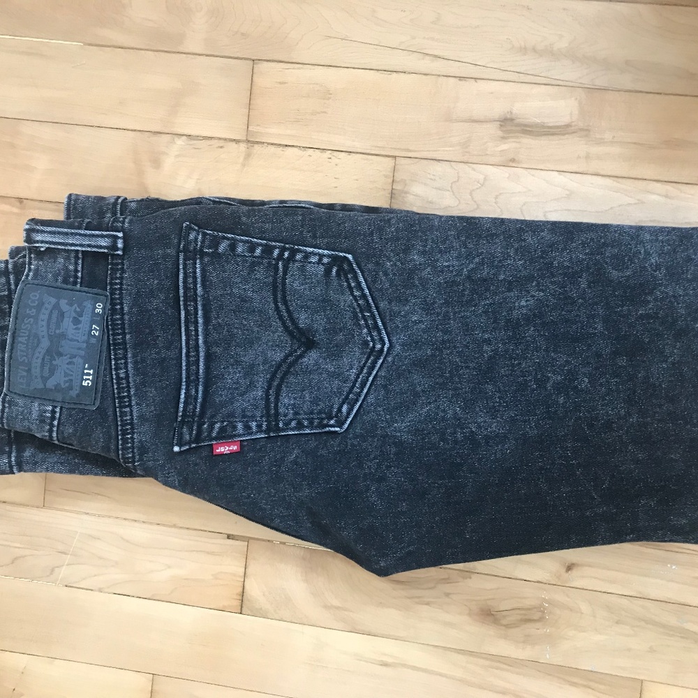 Vintage Levi's Black-Washed 27" Jeans